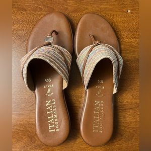 Italian Shoemakers sandals. Size 9.5